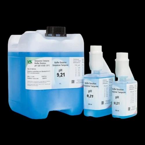 XS Basic pH 9.21 25°C (blue), Politainer 5 liters Verification solution