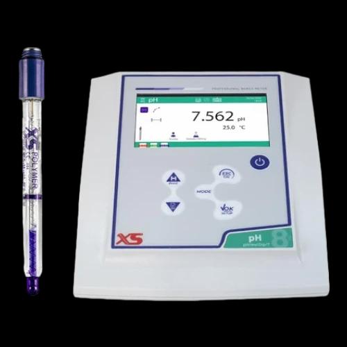 XS pH 8 PRO Stirrer Benchtop pH meter Polymer S7 electrode3