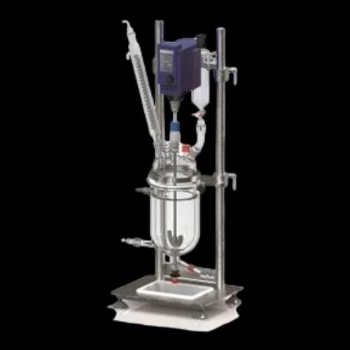 Lab Reactor with glass lid and torion valve2